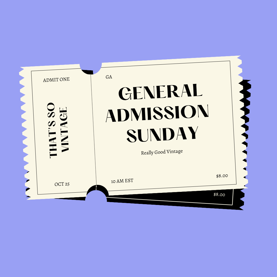 Sunday General Admission