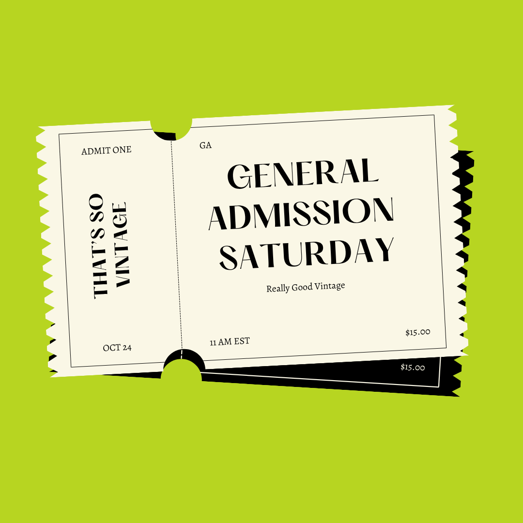 Saturday General Admission