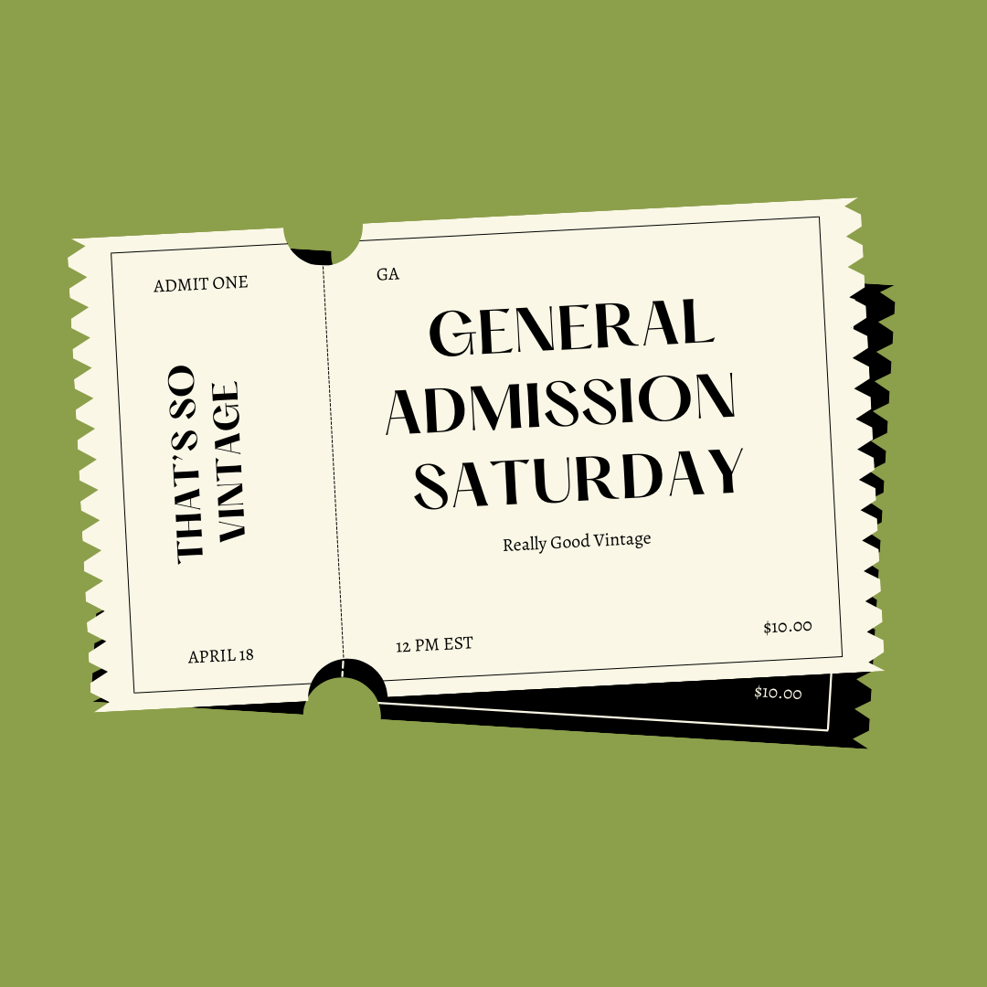 Saturday General Admission