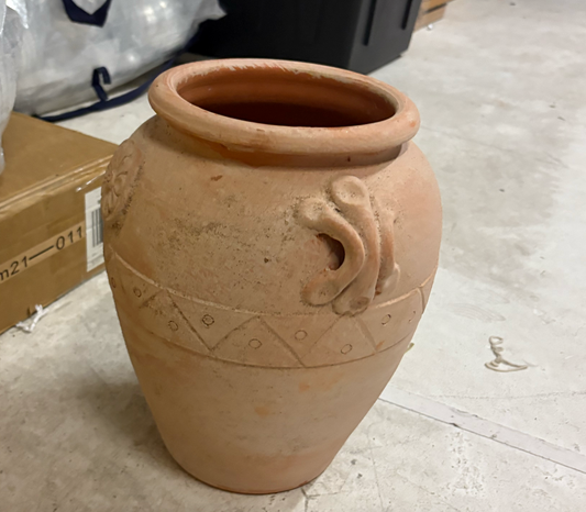 VTG Large Clay Washed Pot