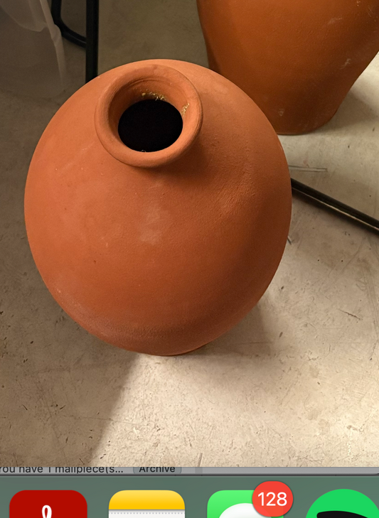 VTG Large Terracotta Vase